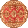 thumbnail image 1 of Ahgly Company Indoor Round Persian Orange Traditional Area Rugs, 7' Round, 1 of 1