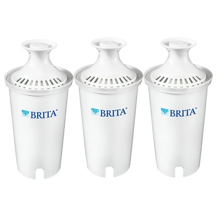 Brita Standard Water Filter Replacements, BPA Free, 3 (Best Water Filtration Pitcher)