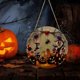thumbnail image 2 of Halloween Sign Front Door Decor Farmhouse Porch Wall Signs with LED Light Decor, 2 of 5
