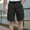 Black, variant on Gspmoly Men'S Shorts, Men'S Summer Casual Solid Fashion Pockets Elastic Waist Zipper Comfortable Shorts Cargo Pant Running Shorts for Men Clearance Khaki S