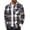 Blue Plaid, variant on Mens Long Sleeve Flannel Shirt Cotton Collared Button Up Shirts Casual Plaid Shirt