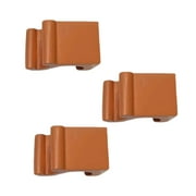 JNXYL 3 Pcs Resin Flower Pot Feet Reusable Plant Pot Riser Outdoor Indoor Potted Plants Planter Support Feet for Flowerpot with Straight or Flat Edge