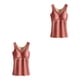 thumbnail image 1 of Ropa interior térmica Qarigey chaleco grueso Rosa oscuro 2Conjunto 3XL, 1 of 6