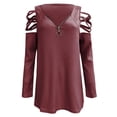 thumbnail image 3 of ketyyh-chn99 T Shirts Women's Basic Long Sleeve Crew Neck Fitted Crop Top Tee Shirt, 3 of 5
