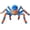 Blue Spider, variant on LEGEND SANDY Dog Squeaky Toys for Small Dogs, 12 Pack Puppy Toys for Teething Cute Small Dog Toys Stuffed Plush Dog Toy Bundle Natural Cotton Puppy Rope Toy Dog Chew Toys for Puppies Pet Toys for Dogs