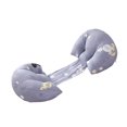 thumbnail image 4 of Almohadillas de apoyo lateral para embarazo y maternidad plegables para el cuerpo, 8 colores gris Sunnimix Almohada del cuerpo del embarazo, 4 of 8