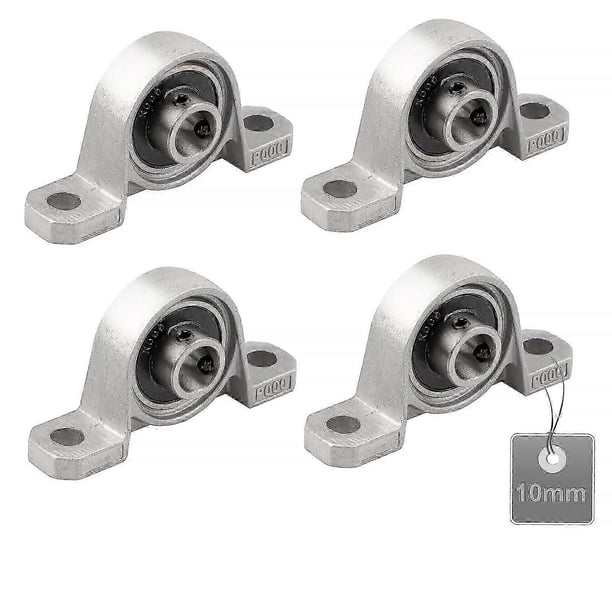 4 Pieces Pillow Block Bearings, Pillow Block Bearings, Ball Bearings, Zinc Alloy Bearings, Pillow