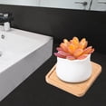 thumbnail image 4 of 3 Bandejas De Madera Para Baño, Plato De Tocador, Bandeja Dispensadora De Jabón, Soporte Para Jabón Sunnimix Bandeja de baño, 4 of 8
