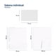 thumbnail image 4 of Juego De Sabanas Individuales 100% Poliéster Microfibra 3 Pz Color Blanco, 4 of 5