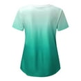 thumbnail image 3 of Haut de Blouse à Manches Courtes Col en V pour Femmes, Uniforme de Travail avec Poche, 3 of 5