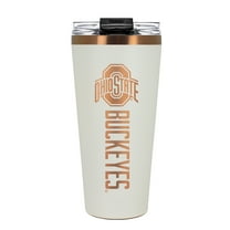 Ohio State Buckeyes 30 oz. Cream   Copper Big Slim Tumbler