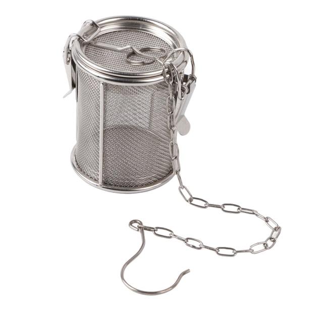 Colador De Bolas De Té, Cesta De Malla De Acero Inoxidable Con Cadena Para Colgar, Filtro Infusor Para Té De Hojas, Condimento Para Sopa