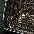 thumbnail image 4 of Colgante de collar de Buda, colgante de Buda de metal cortado en arco Colgante de Buda Colgante de Buda elaborado con cuidado, 4 of 4
