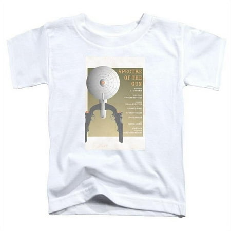 

Trevco CBS1998-TT-2 Star Trek & Tos Episode 61 Short Sleeve Toddler Cotton T-Shirt White - Medium - 3 Toddler