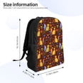 thumbnail image 4 of Fotbe colorful fox Mochila de Viaje para Laptop, Mochila Ejecutiva Delgada y Resistente 15.6", 4 of 8