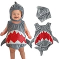 thumbnail image 2 of Angala Newborn Infant Boys Girls Fleece Cartoon Cosplay Romper Bodysuits Outfits With Hat Cozy Stylish Baby Clothes 12-18 Months, 2 of 8