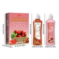 thumbnail image 3 of Fiudx Cuidado de Fresa, Champú Limpiador Suave, Fórmula Anticaspa, Acondicionador Suavizante, Rutina Diaria de Cuidado Capilar, Apto para Todo Tipo de Cabello, Fragancia Duradera, 3 of 7