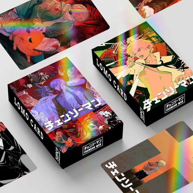 30 pequeñas tarjetas fotográficas de mercancía de anime - Chainsaw Man - 2