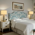 thumbnail image 3 of KAISITE Set of 2 Dimmable Table Lamp with Beige Fabric Shade, Farmhouse Pull-Chain Switch  Desks Grey Lamps, A19 LED Bulbs, 3 of 8