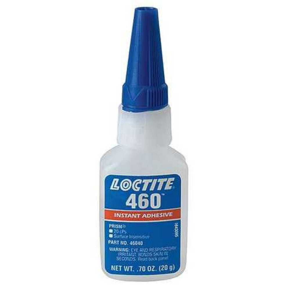 LOCTITE 135463 Instant Adhesive,20g Bottle,Clear 460(TM)