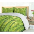 thumbnail image 5 of Ambesonne Green Duvet Cover Sets, Nature Scenery Close up Scene, 2-King, Apple Green, 5 of 7