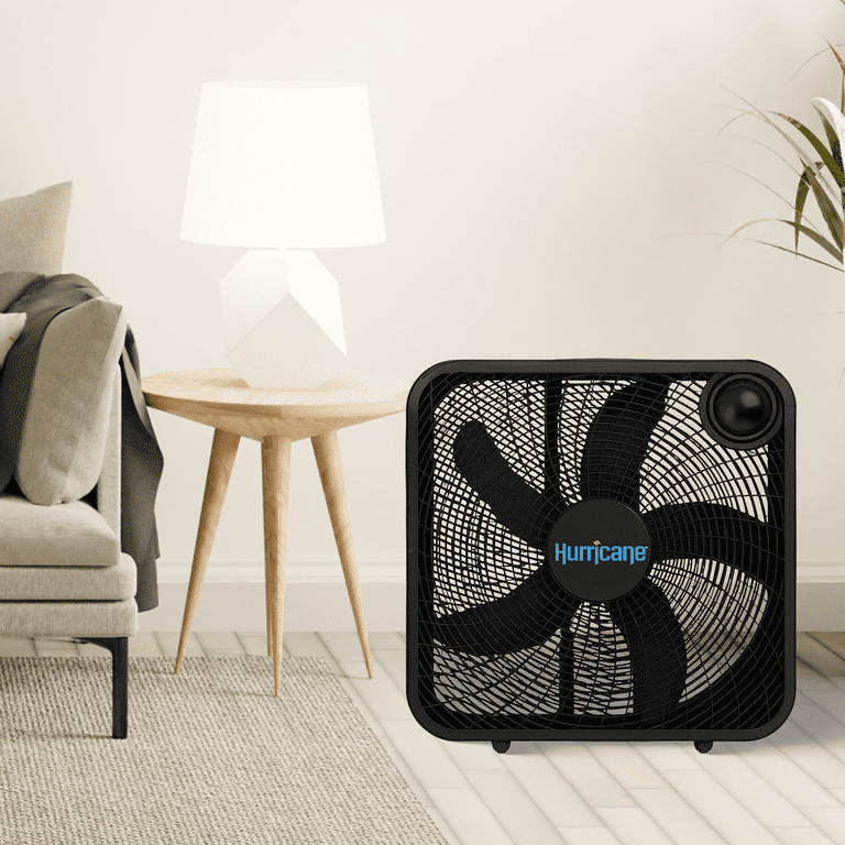 Hurricane 20 Inch Classic Series Floor Box Fan with 3 Speed