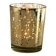 thumbnail image 5 of Portavelas de oro moteado BLESIY copa de vela de cristal Portavelas votiva Decoración del hogar, 5 of 8