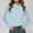 Light Blue, variant on Kids Boys Shirts Solid color Blue Long Sleeve Shirt Crewneck T-Shirts Fall Tops Tees Comfort Colors Boy Shirts Size 7-8 Years