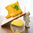 OOOUM Kids Dinosaur Rain Boots Padded Insole Spring Autumn Rubber Boots ...