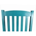 thumbnail image 3 of (2 pack) Mainstays Outdoor Wood Porch Rocking Chair, Turquoise, 3 of 9