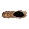 thumbnail image 4 of Roper Boys Bird Blocks Ostrich Square Toe Cowboy   Mid Calf Western Boots, 4 of 5