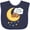 Navy Blue, variant on Inktastic I Love My Big Sister Boys or Girls Baby Bib