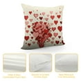thumbnail image 4 of Nawypu  Valentines Day Pillow Covers Heart Love Pattern Throw Pillow Cover Decorations for Sofa Home Decor, 4 of 5
