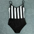 thumbnail image 2 of Babysbule Womens Swimsuits Clearance Women's Bikini Striped Slim One-piece Swimsuit, 2 of 6