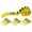 Yellow, variant on Mega Cargo Control USA 8-pack Heavy Duty 4” x 30’ Winch Strap w/ Loop End, 5400 lbs Wll, Blue