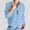 Light Blue, variant on Snorda Sweaters for Women Lapel Collar Henleys Rib Knit Long Sleeve Sweater Solid Loose Textured Pullover Soft Stretchy Comfy Sweaters for Fall Daily Outdoors Wear