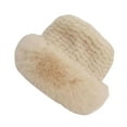 thumbnail image 4 of Sombrero de pescador resistente al viento, elegante y cómodo para mujer, ideal para viajes, regalo de San Valentín. Beige, 4 of 9