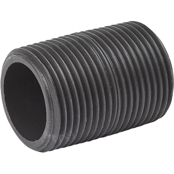 Boquilla cerrada de PVC MUELLER Schedule 80 1/2 pulgadas MPT