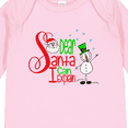 thumbnail image 4 of Inktastic Dear Santa I Can Explain Cute Snowman and Snowflakes Boys or Girls Long Sleeve Baby Bodysuit, 4 of 5