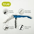 thumbnail image 3 of Truetap™ Metallic Blue Double Hinged Waiter's Corkscrew Bottle Opener, 3 of 8