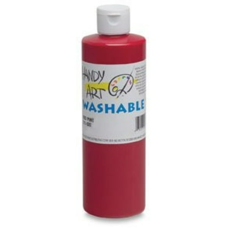 Orange 16 Ounce Powder - Handy Art Washable Paint 16 ounce, Blue