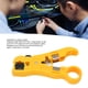 thumbnail image 4 of Herramienta Pelacables, Cortador De Cable Coaxial Multifuncional Amarillo Ligero Para Alambre Redondo, 4 of 7