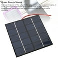 thumbnail image 3 of Panel Solar De Polisilicio, Resistente, De Alta Eficiencia, Ligero, 1,2 W, 5 V, Panel Solar Multifuncional, Fácil Bricolaje, 2 Piezas Para Teléfono, 3 of 7