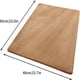 thumbnail image 2 of PYPESEEWY Warehouse - Alfombra de baño de espuma viscoelástica, cómoda y suave, para dormitorio de niñas, alfombra de baño seca, alfombra de baño de piedra, alfombras de baño color naranja quemado,, 2 of 3