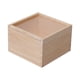 thumbnail image 4 of Caja de madera organizadora de joyas, caja de recuerdos portátil, cajas de madera con cierre transparente 12cmx12cmx8cm, 4 of 9