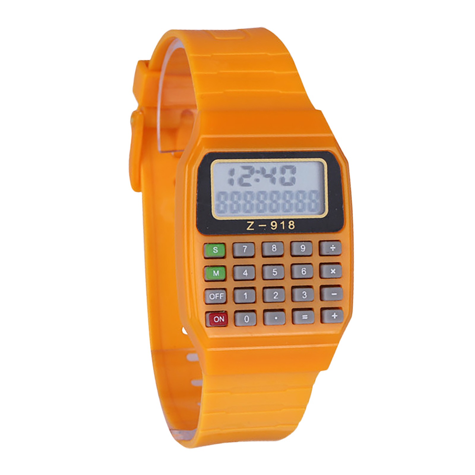 Jpgif Silicone MultiPurpose Date Time Electronic Wrist Calculator