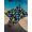 Blue, variant on Outdoor Sun Shade Sail 6.5'x10', Green Blue Dinosaur Patio Beach Shade Canopy Cloth Waterproof, Graffiti Trees Animals Modern Art TearResistant & UV Protection Sun Sail for Backyard Garden Deck