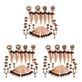 thumbnail image 1 of Thinsony 36 Pcs Kit d'Étirement de Jauges d'Oreilles Bouchons d'Expansion 14G-00G Or Rose 36 Pcs 3ensemble, 1 of 6