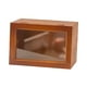 thumbnail image 3 of Caja de exhibición de madera Gabinete de almacenamiento de escritorio Gabinete de madera Vitrina de figuras para L, 3 of 9