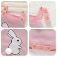 thumbnail image 5 of UACY Baby Girl Boy Easter Outfit Bunny Romper Sleeveless Knit Bodysuit Jumpsuit My First Easter Spring Clothes, 5 of 9